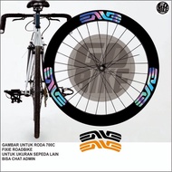700c bicycle rim stickers, fixie road bike rim stickers ENVE fixie sticker bicycle sticker