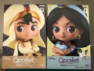 $280/對 Qposket Disney Princess Jasmine Aladdin 茉莉公主 阿拉丁 迪士尼公主