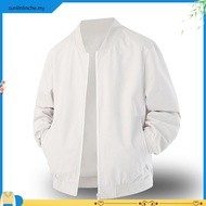 Uniqlo Fashionable and simple solid color jacket Korean version men's jacket windproof jacket baseba