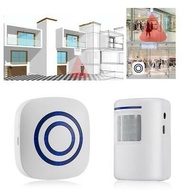 Wireless Infrared Motion Sensor Door Security Bell Alarm Chime Alert Alarm