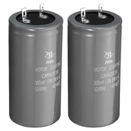 PATIKIL Motor Start Capacitor, 2 Pcs 300uf 300V 50/60Hz CD60 Running Capacitor Starting Capacitor fo