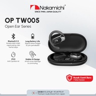 NAKAMICHI OP TW005 OPEN EAR TWS HOOK TRUE WIRELESS BLUETOOTH EARPHONE - Gema Audio