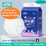 【Ready Stock】Ankexin M-XXL size overnight panties Sanitary Pants/ 88 pcs Sanitary Pads/Sanitary napkins Heavy Flow/ Long-lasting dry Adult Diapers