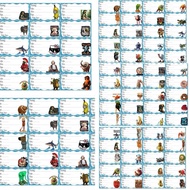 Italian brainrot meme notebook labels 80 different labels/ italian brainrot Calcos Italian Brainrot 
