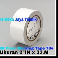 Marking Tape 3m 764 White Floor Marking Tape Vinyl Tape Floor Line Insulation Size 48mm x 33.m