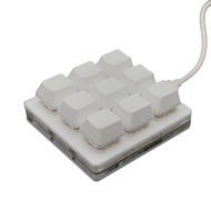 【WVH】-1 PCS 9-Key Mini Mechanical Keypad Select All Copy Paste Custom Shortcut Key One-Key Password