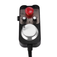 Universal Cnc 4 Axis Mpg Pendant Hand Wheel 100 Pulse 5V & Emergency Stop Cnc Router Handwheel 4Axis