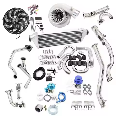 GT35 Turbocharger Bolt-on TurboKit for 03-06 350Z Z33 G35 Coupe VQ35DE BK