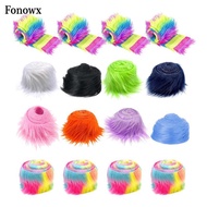 [AbabixaMY] 4Pcs Shaggy Faux  Strips, Multifunctional, Comfortable, Durability Craft  Decorative for