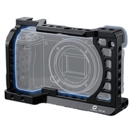 SOARSHOT Camera Cage for Sony A6400 A6100 A6300 A6500 A6600 Aluminum Video Rig Cage with Cold Shoe A