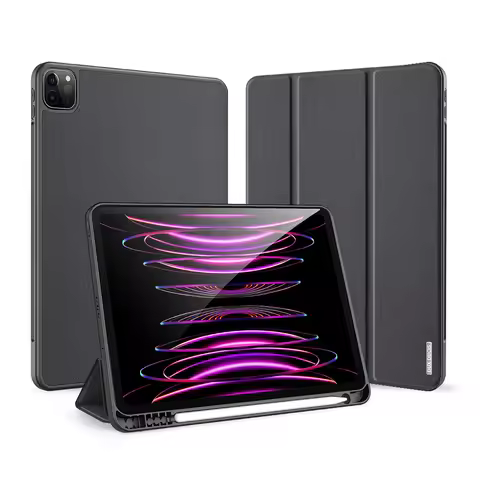 DUX DUCIS Trifold Stand Tablet Case for iPad Pro 11"/12.9" iPad Air5/6 iPad7/8/9 10.2" with Stylus P