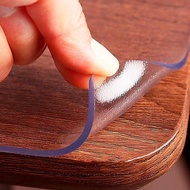 梵丽驰软玻璃桌布防水防油免洗透明PVC塑料餐桌垫茶几垫防烫水晶板 桌垫【40*60cm】