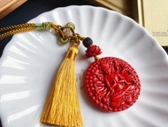 硃砂  千手觀音 保平安 掛件 包掛 車掛 禮物 長輩禮佛像