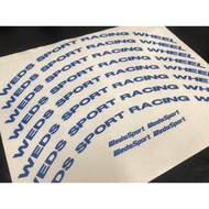 wedssport TC005 Wheel Sticker​ Rim 15-16-17-18 Inches​