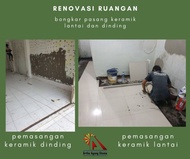 Ongkos Borongan Bongkar Pasang Keramik Lantai dan Keramik Dinding