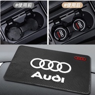 Audi car anti-slip mat car logo silicone mobile phone mat is suitable for Audi SLine A3 A4 A5 A6 A8 Q3 Q4 Q5 Q7 C5 C6