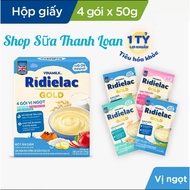(HSD October 2026) Combo of 6 Boxes of RiDielac Gold Baby Food Powder 4 Sweet Flavors - Paper Box 20
