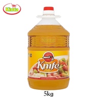 Knife Brand Cooking Oil 5kg/ Minyak Masak Sebation Tanpa Kolesterol