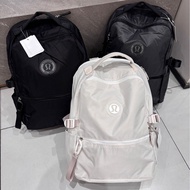 Lulululemon Backpack 22L New Crew School Bag Backpack Travel Yoga Commuter Waterproof Men Women Styl