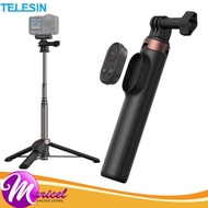 Telesin Extendable Selfie Stick Tripod with Bluetooth Remote for GoPro DJI iPhone Smartphone Android