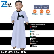 Zahid Kids Jubah Anak Laki Laki Model ARKA / Jubah Anak Lengan Panjang / Jubah Anak ARKA by Rainan / Jubah Anak Laki Laki Umur 1 sampai 13 Tahun / Baju Muslim Anak / Koko Anak Termurah / Gamis Anak Laki Laki Arab Terbaru 2022