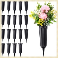[1fnejakblh.ph] Cemetery Vases with Spikes, Plastic Vases for Flowers, Grave Decorations for Cemeter