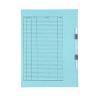 BAIPO แฟ้มเจาะ กระดาษการ์ดสี คลิปพลาสติก ใบโพธิ์ 403 A/F มีให้เลือกขนาด A4 และ F4 (50 เล่ม/กล่อง)