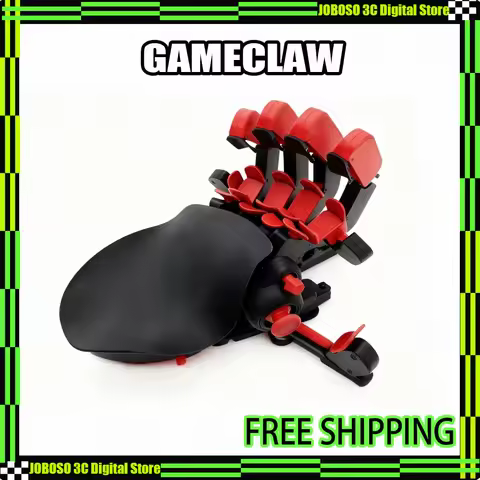 One-Handed Keyboard GameClaw Alien Ergonomic Design Keyboard Supports Customizable Joystick Buttons 