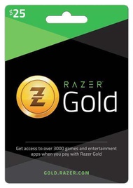 Voucher Razer Gold Gift Card $25 USD