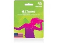 [iACG 遊戲社] [美國]iTunes 點數 5美金 禮品卡 超商繳費 24小時自動發卡