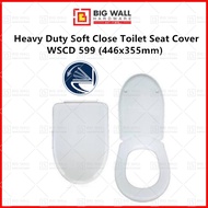 Heavy Duty Soft Close Toilet Seat Cover WSCD 599 (2 Layers) 460x360mm U Shape /Johnson Suisse Celico