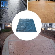 Gazechimp Concrete Stamping Tool 45cmx45cm Concrete Stamp Mat for Outdoor Lawn Tiles