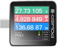 เครื่องทดสอบการชาร์จเร็วแบบพกพา Power-Z KM003C USB-C PD3.1 QC5.0 พร้อมโวลต์มิเตอร์และแอมป์มิเตอร์ดิจ
