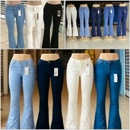 Women Bootcut pants Jeans Long Jeans Straight Denim Stretchable Pants Causal