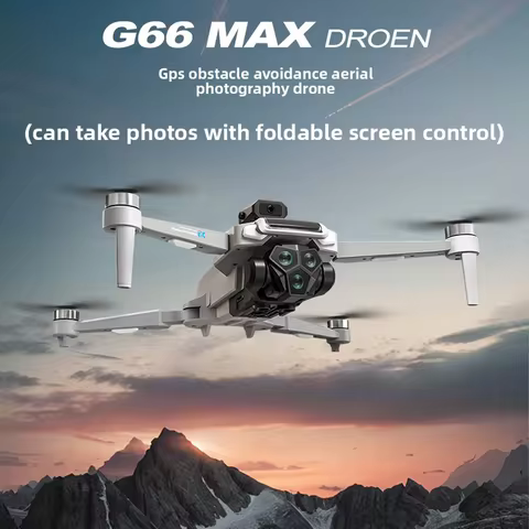 G66MAX New Drone Foldable 4.5-inch Screen 25-Minute Battery Life 8K Cinema-Grade Camera Optical Flow