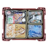 Camp Cover (Wolf) Ammo Pouch Ripstop Half Quarters (1/2 x 1/4 x 1/4) Khaki/ Charcoal