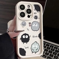 Popular Cartoon Paintings TPU Phone Case  for iPhone 15 11 12 13 Pro Max 14 Pro XS XR 7 8 Plus Lens 