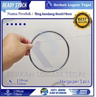 ring tumbuk ring kendang ring ketipung 6inch/16cm full chrome
