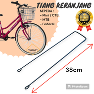 Tiang Penyangga Keranjang Sepeda Mini Cagak Kranjang Bagasi Depan Sepeda CTB Federal Rack Rak Sepeda