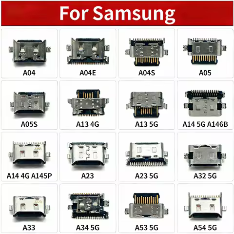 Micro USB Socket Connector Charging Port For Samsung A04E A04S A05 A05S A13 4G 5G A14 A145P A146B A2