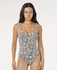 RIPCURL ชุดว่ายน้ำ วันพีช 0U0WSW SUNSET JACQUARD ONE PIECE 2025-S2