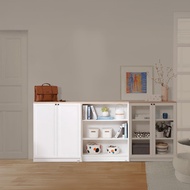 SB Design Square SB FURNITURE Trixx Cabinet 80 cm (Shelf/Wood door+Top) White