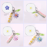 Cute Flower Transparent Case for Baseus Encok TWS WM01 Case Soft Clear Protect Earphone Cover for Ba