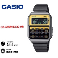 CASIO WATCH Vintage Calculator Digital Watch CA-500WEGG-9B .