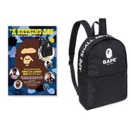 日本雜誌附錄 A BATHING APE BAPE 猿人 黑色 男女合用 大容量 背囊 後背包 雙肩背包  **現貨**