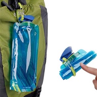 Foldable Plastic Drinking Bottle Can Be Hanged Travel Bottle Sport 700 BPA FreeML NEW - gk