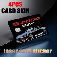 Honda | FOR HONDA CAR MOTO Laser Reflective Card Skin Sticker For Debit Credit Card