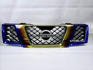 กระจังหน้า หน้ากระจัง กระจัง หน้ากาก รถยนต์ รถกระบะ กะบะ นิสสัน นาวาร่า ตัวแรก สีไทเทเนียม พร้อมโลโก