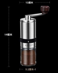 Others - 手動咖啡磨豆機，便攜式手動咖啡磨豆機，具6段可調速度，適合研磨細粉與粗粉，適用於滴濾咖啡、濃縮咖啡、法式壓榨咖啡