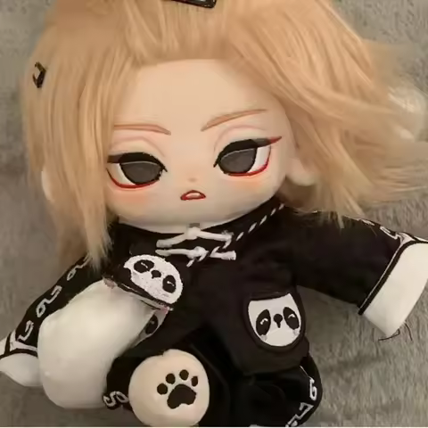 20cm Cotton Dolls Stuffed Anime Tokyo Revengers Sano Manjiro Cute Mikey Plush Puppet Dress-up Toys C